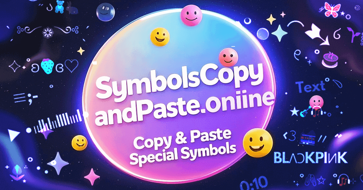 Cute Symbols Copy and Paste | Symbol Combos & Emoji Combos image.